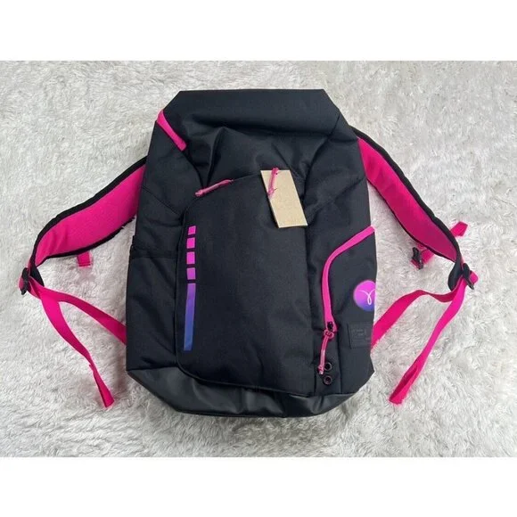Nike Hoops Elite Backpack Kay Yow Breast Cancer Black/Pink 32L DX9786-011  RARE